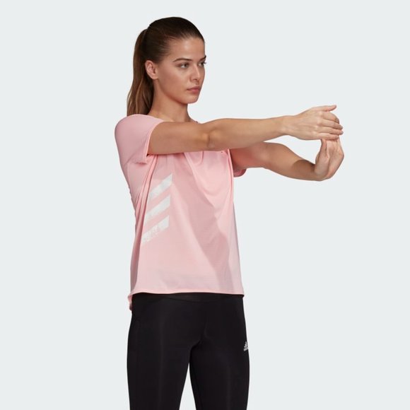 Adidas Heat.rdy Tee in Haze Coral - Picture 7 of 12